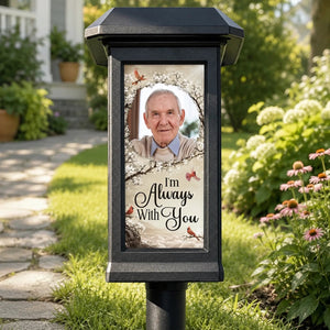 Personalized Memorial Sympathy Gifts For Loss Of Mom, Dad-Custom Photo Solar Garden Light